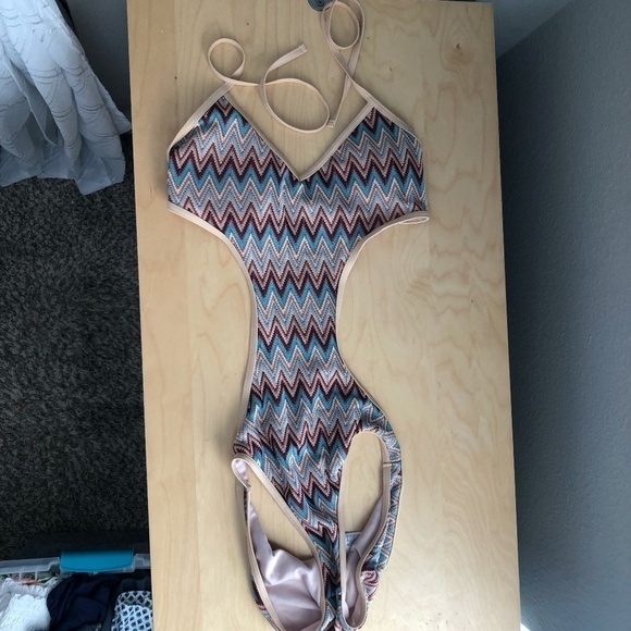 YMI One Piece Swimsuit - Cut Out Sides - Picture 1 of 15